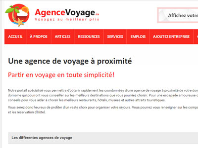 agence de voyage